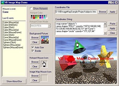 VB Image Map ActiveX Control Screenshot